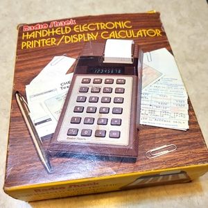 Radio Shack Handheld Electronic Printer/Display Calculator Model EC-3004